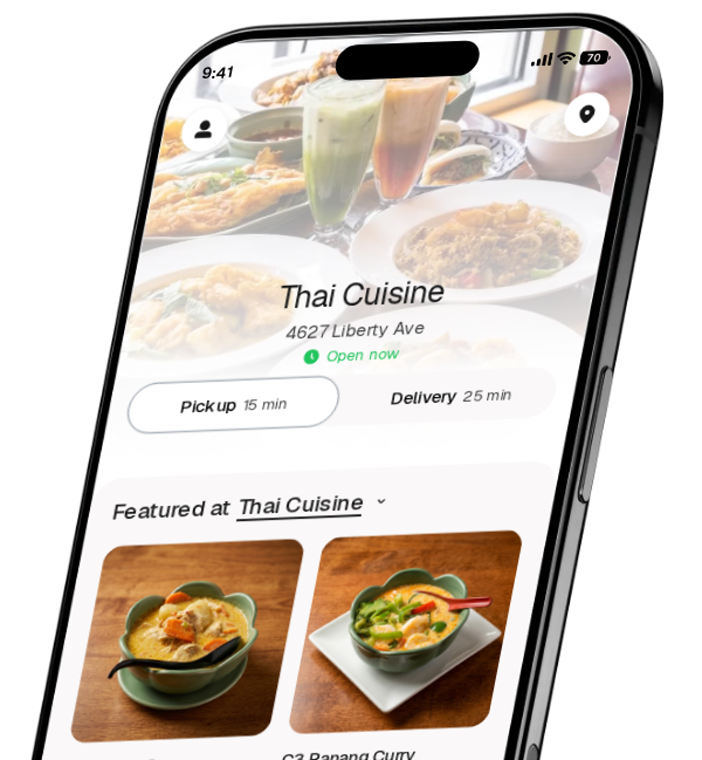 Thai Cuisine app preview