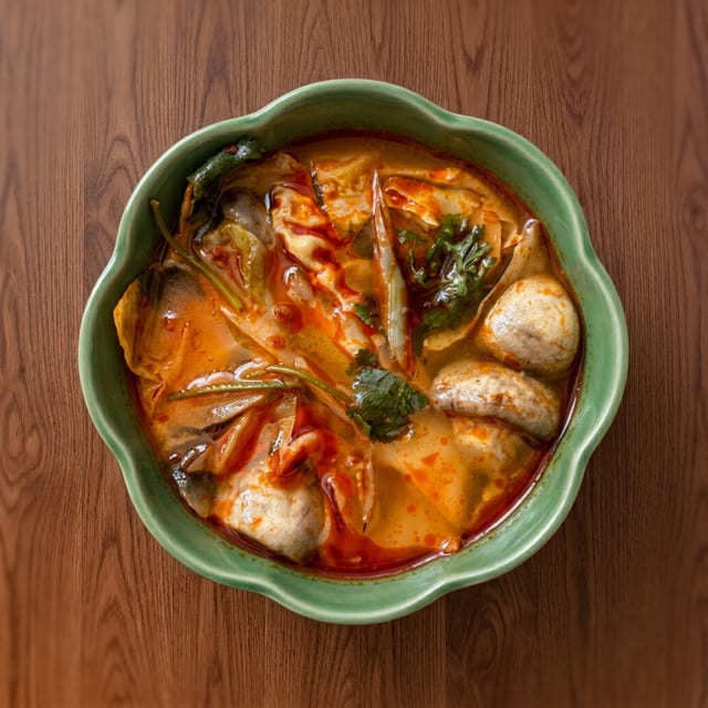 S2. Tom Yum Veggie Soup.